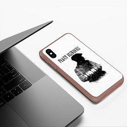Чехол iPhone XS Max матовый Thomas Shelby Peaky Blinders, цвет: 3D-коричневый — фото 2