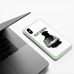 Чехол iPhone XS Max матовый Thomas Shelby Peaky Blinders, цвет: 3D-салатовый — фото 2