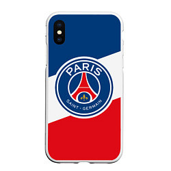 Чехол iPhone XS Max матовый Paris Saint-Germain FC
