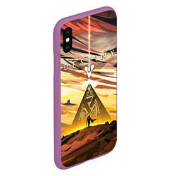 Чехол iPhone XS Max матовый DESTINY GALAXY ДЕСТИНИ 2 ПРИКЛЮЧЕНИЯ, цвет: 3D-фиолетовый — фото 2