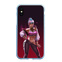 Чехол iPhone XS Max матовый League of Legends Qiyana