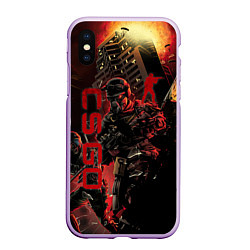 Чехол iPhone XS Max матовый CS GO SPECIAL OPERATION RED ALERT SKIN КС ГО КРАСН