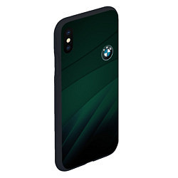 Чехол iPhone XS Max матовый GREEN BMW, цвет: 3D-черный — фото 2