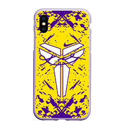 Чехол iPhone XS Max матовый ЛЕЙКЕРС LOS ANGELES LAKERS,