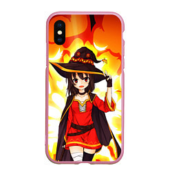 Чехол iPhone XS Max матовый Mеgumin