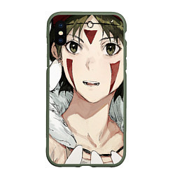 Чехол iPhone XS Max матовый Princеss mononoke