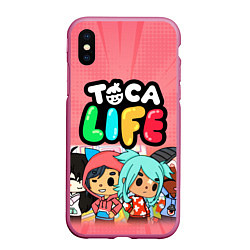 Чехол iPhone XS Max матовый Toca Life