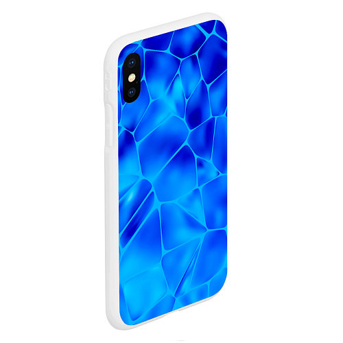 Чехол iPhone XS Max матовый Ice Under Water / 3D-Белый – фото 2