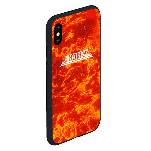 Чехол iPhone XS Max матовый ALKATRAZZ / 3D-Черный – фото 2