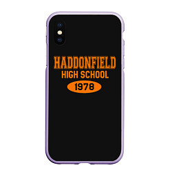 Чехол iPhone XS Max матовый Haddonfield High School 1978