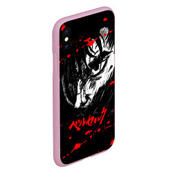 Чехол iPhone XS Max матовый ГАТС БЕРСЕРК BERSERK, цвет: 3D-розовый — фото 2