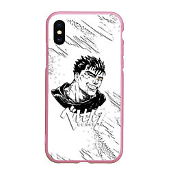 Чехол iPhone XS Max матовый БЕРСЕРК ИЛЛЮСТРАЦИЯ BERSERK