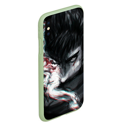 Чехол iPhone XS Max матовый BERSERK БЕРСЕРК ГАТС / 3D-Салатовый – фото 2