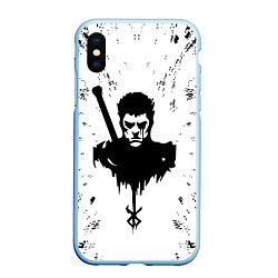 Чехол iPhone XS Max матовый Берсерк Berserk