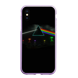 Чехол iPhone XS Max матовый ПИНК ФЛОЙД PINK FLOYD LOGO