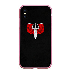 Чехол iPhone XS Max матовый Темные ангелы до Ереси цвет легиона