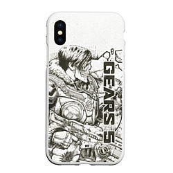 Чехол iPhone XS Max матовый Gears 5 Gears of War - Кейт Диаз, цвет: 3D-белый