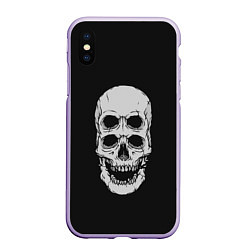 Чехол iPhone XS Max матовый Terrible Skull