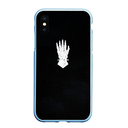 Чехол iPhone XS Max матовый Железные руки цвета легиона