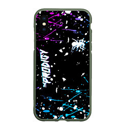 Чехол iPhone XS Max матовый The Prodigy паук