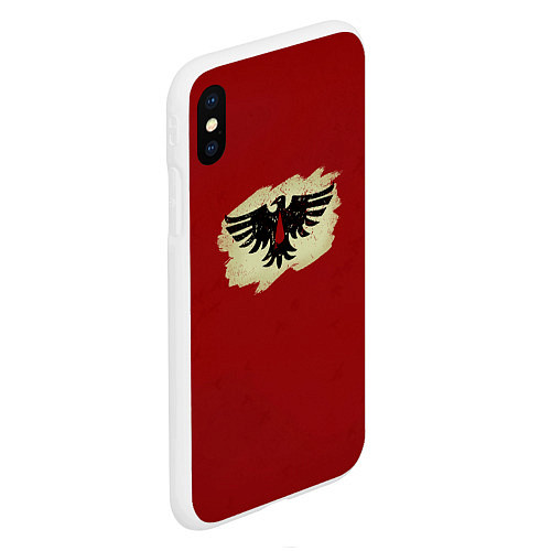 Чехол iPhone XS Max матовый Кровавые Вороны креатив / 3D-Белый – фото 2