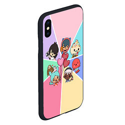 Чехол iPhone XS Max матовый TOCA BOCA WORLD HEROES ТОКА БОКА, цвет: 3D-черный — фото 2