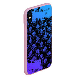 Чехол iPhone XS Max матовый OVERLORD оверлорд neon НЕОН, цвет: 3D-розовый — фото 2