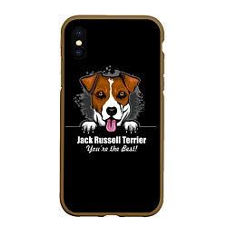 Чехол iPhone XS Max матовый Джек-Рассел-Терьер Jack Russell Terrier
