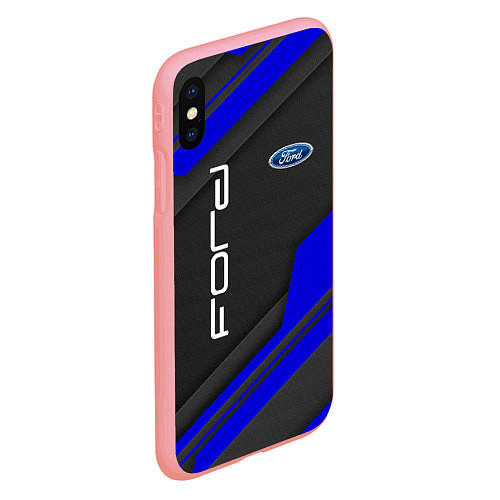 Чехол iPhone XS Max матовый Ford Форд авто / 3D-Баблгам – фото 2