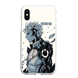 Чехол iPhone XS Max матовый One Punch-Man Генос