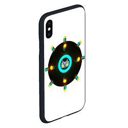 Чехол iPhone XS Max матовый RaiTime KiberVirus, цвет: 3D-черный — фото 2