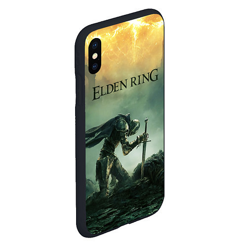 Чехол iPhone XS Max матовый Elden Ring - Потускневший / 3D-Черный – фото 2