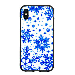 Чехол iPhone XS Max матовый Белая Зима