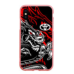 Чехол iPhone XS Max матовый TOYOTA DRAGON ТОЙОТА ДРАКОН