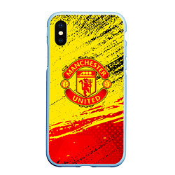 Чехол iPhone XS Max матовый Manchester United Футбольный клуб