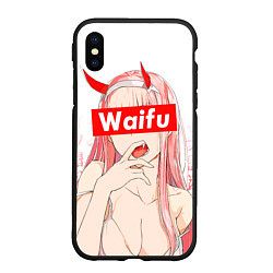 Чехол iPhone XS Max матовый Waifu -02 Darling in the Franxx
