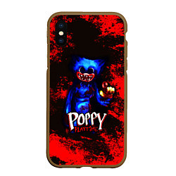 Чехол iPhone XS Max матовый Poppy Playtime: Bloodrage