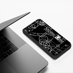 Чехол iPhone XS Max матовый SteinsGate Врата Штейна, цвет: 3D-черный — фото 2
