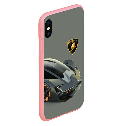 Чехол iPhone XS Max матовый Lamborghini concept 2020 / 3D-Баблгам – фото 2