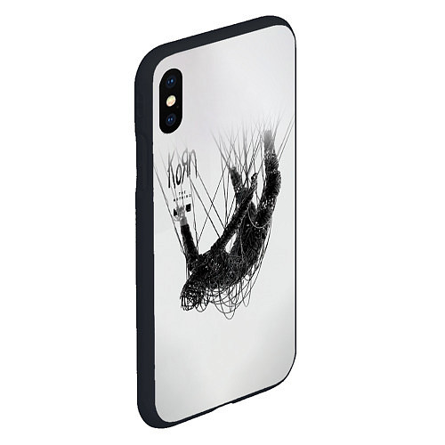 Чехол iPhone XS Max матовый The Nothing - Korn / 3D-Черный – фото 2