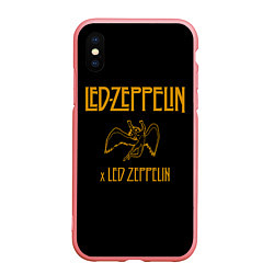 Чехол iPhone XS Max матовый Led Zeppelin x Led Zeppelin, цвет: 3D-баблгам