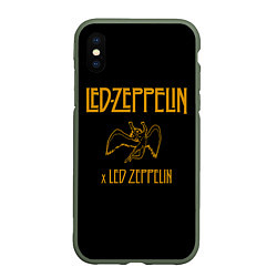 Чехол iPhone XS Max матовый Led Zeppelin x Led Zeppelin