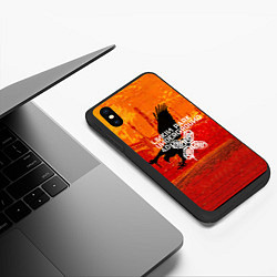 Чехол iPhone XS Max матовый Linkin Park - Underground 4 0, цвет: 3D-черный — фото 2