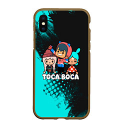 Чехол iPhone XS Max матовый Toca Boca Рита и Леон