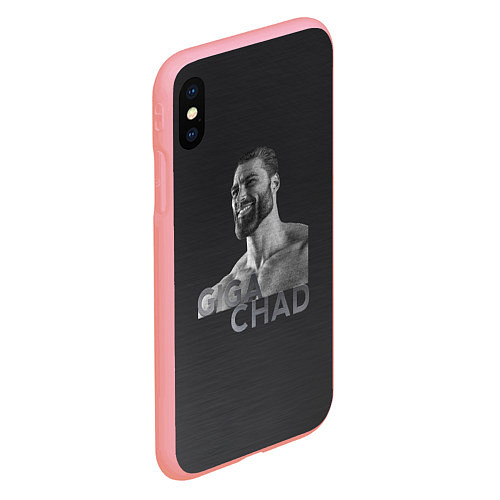 Чехол iPhone XS Max матовый Giga Chad / 3D-Баблгам – фото 2