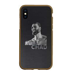 Чехол iPhone XS Max матовый Giga Chad