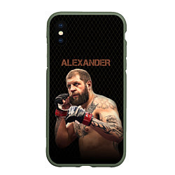 Чехол iPhone XS Max матовый Alexander The Grim Reape