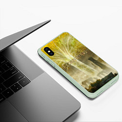 Чехол iPhone XS Max матовый Elden Ring - междуземье, цвет: 3D-салатовый — фото 2