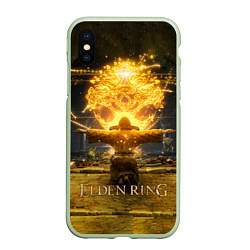 Чехол iPhone XS Max матовый Elden Ring - Маг, цвет: 3D-салатовый