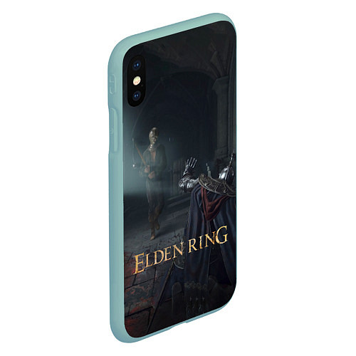 Чехол iPhone XS Max матовый Elden Ring - Нежить / 3D-Мятный – фото 2